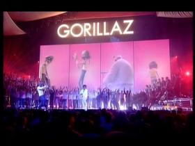 Gorillaz Dirty Harry (Live at the Brit Awards 2006) (4x3)